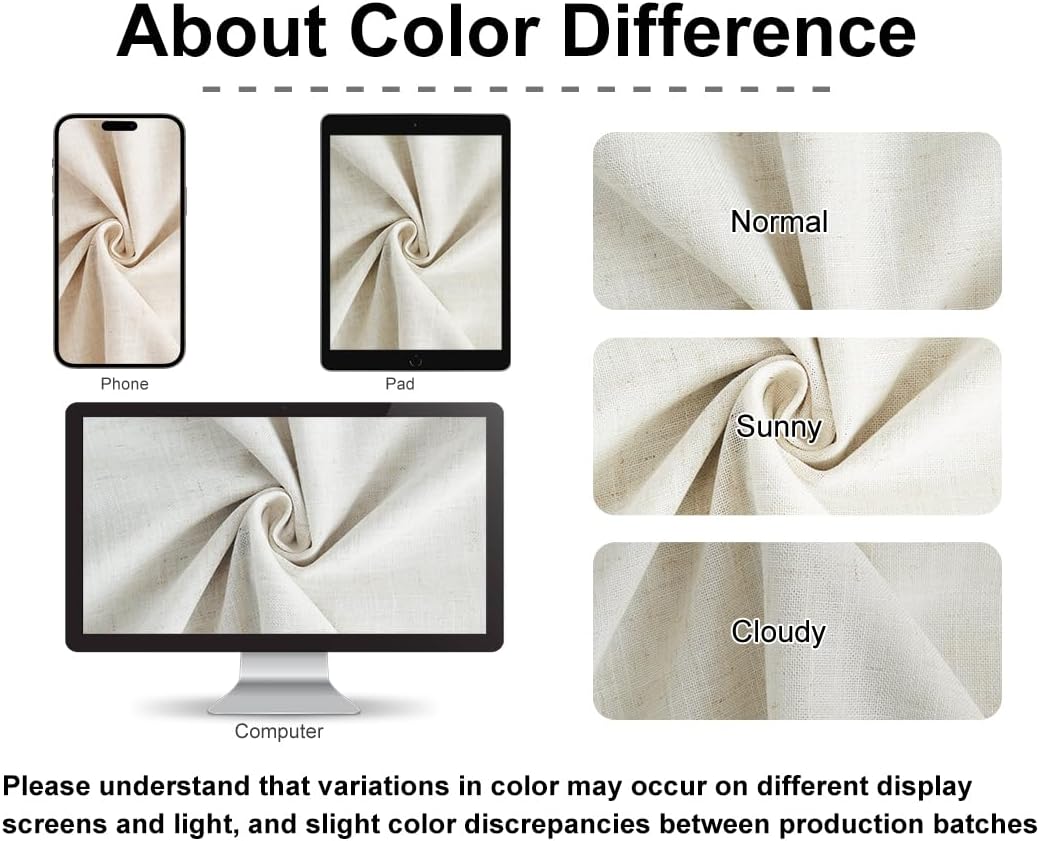 Linen‑Blend Pinch‑Pleated Blackout Window Drapes