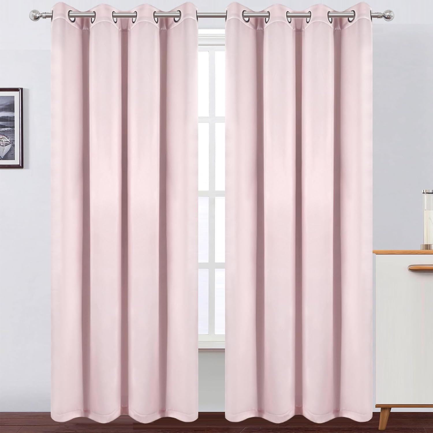 Thermal Insulated Blackout Window Curtain Panels