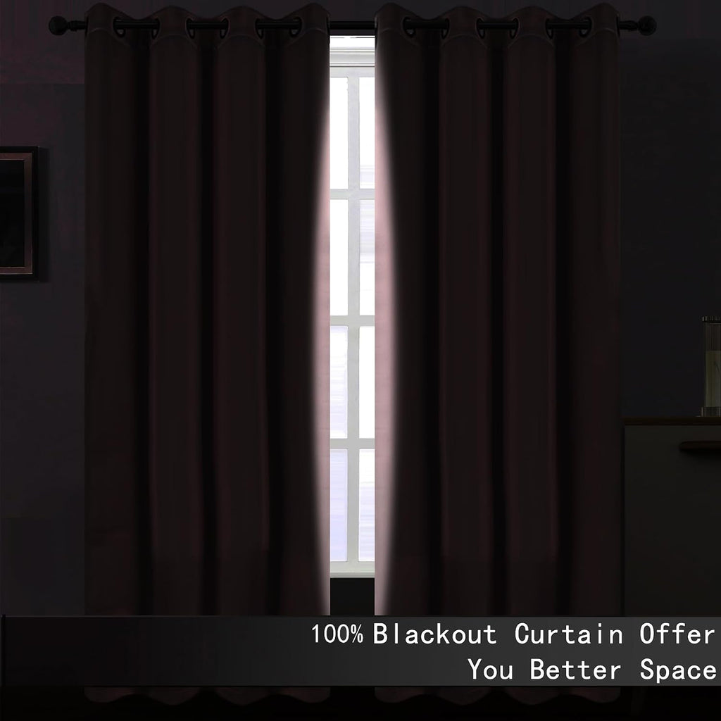 Thermal Insulated Blackout Window Curtain Panels