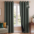 Dark Thermal Blackout Nursery Window Curtain Panels